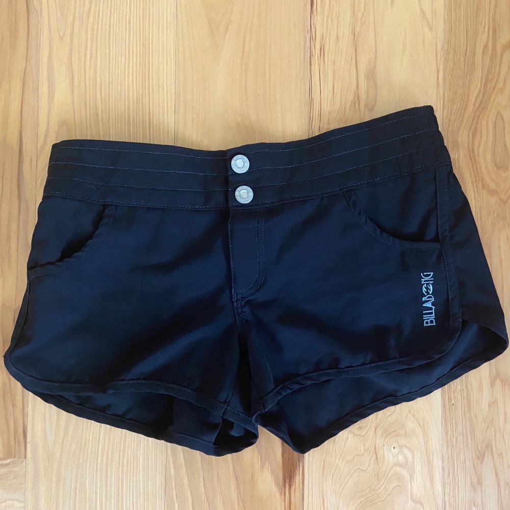 Girls Billabong Black Swim Shorts